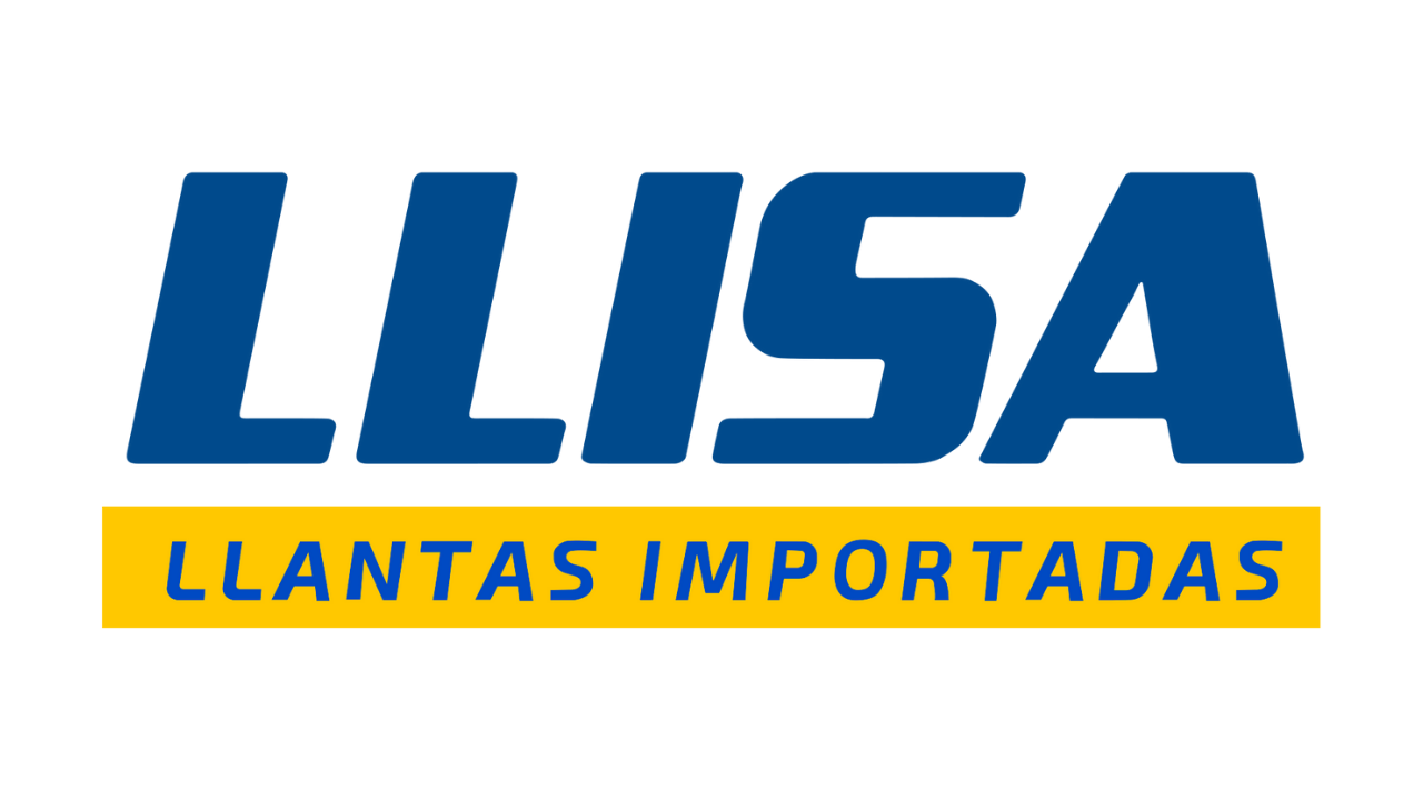 Logo Llantas Lisa con el fondo en color blanco.